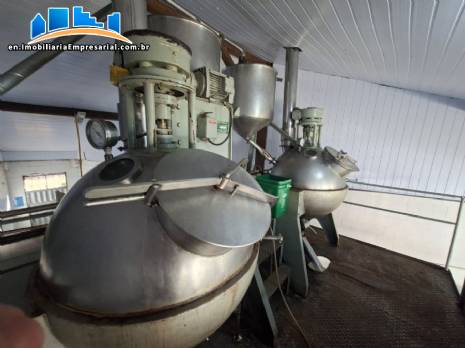 Mecamau production line for making creamy and pasty sweets, jams, hard and soft candies.